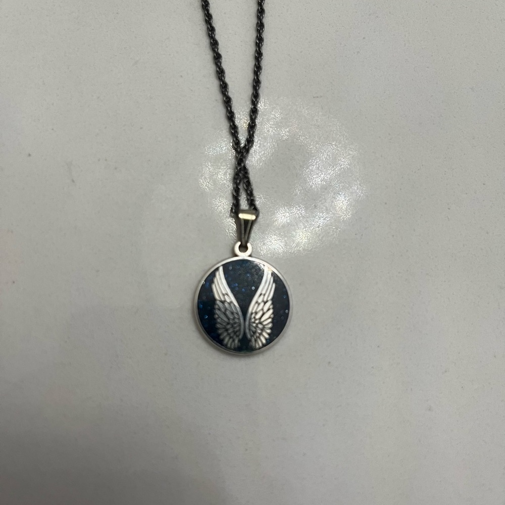 Alex and Ani angel necklace